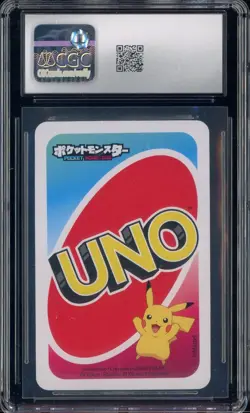 2021 Pokemon Playing Cards Japanese Pocket UNO 1 Yellow Grookey CGC 10 - Image 2