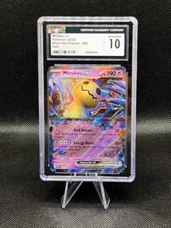 Pokemon: Mimikyu EX 004 Sv: Scarlet & Violet Promo Cards Holo CGC GEM MINT 10 - Image 1