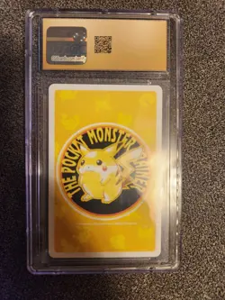 Rattata pokemon Playing Poker Card Yellow Pikachu Nintendo Japanese CGC 10 PRIST - Image 4