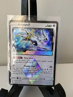 Arceus Prism Star - 96/131 - Pokemon Forbidden Light Sun & Moon Card NM - Image 1