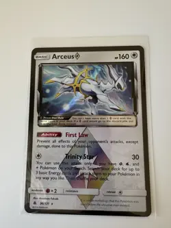 Arceus Prism Star - 96/131 - Pokemon Forbidden Light Sun & Moon Card NM - Image 2