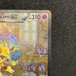 Pokemon TCG Alakazam EX 151 Holo Card Scarlet & Violet 201/165 - Image 4