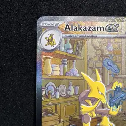 Pokemon TCG Alakazam EX 151 Holo Card Scarlet & Violet 201/165 - Image 5