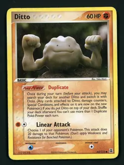 Ditto Geodude HP 62/113 - EX Delta Species 🏝 Pokemon 2005 - Image 1