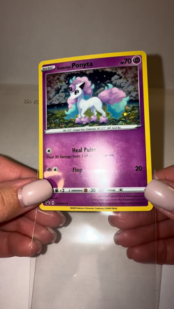Galarain Ponyta SWSH013 Pokemon Promo Cosmos Holo NM - Image 2