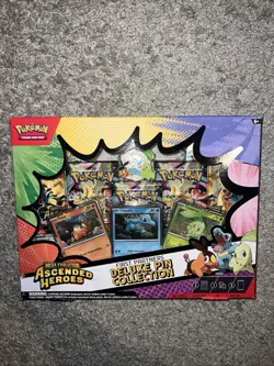 Pokemon TCG Mega Evolution Ascended Heroes First Partners Deluxe Pin Collection - Image 4