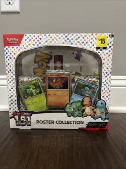 Pokemon TCG Scarlet & Violet 151 Poster Collection Box NEW SEALED - Image 1