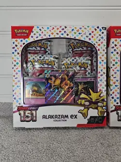 Pokemon Scarlet & Violet 151 Alakazam ex Collection Box English (2 Boxes) - Image 2
