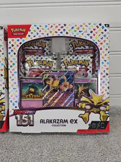 Pokemon Scarlet & Violet 151 Alakazam ex Collection Box English (2 Boxes) - Image 3