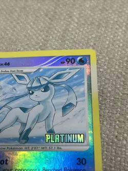 Pokemon TCG Card Game Glaceon 20/100 Majestic Dawn Reverse Holo Burger King - Image 4