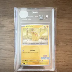 Pikachu #214 SVP Illustration Contest 2024 Black Star Promo Holo TAG 9 - Image 1