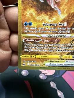 Origin Forme Palkia VSTAR GG67 Pokemon Card From Crown Zenith NM See Pics - Image 5