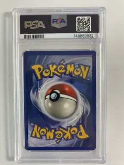 1999 Pokemon TCG Alakazam Base Set Holo Unlimited Rare Card 1/102 PSA 6 - Image 2