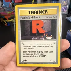 Pokemon Rocket's Hideout Neo Revelation 1st Edition Uncommon Regular 63/64 2001 - Image 1