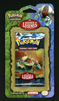 2004 Pokemon EX Hidden Legends Single Pack Blister Regirock Art- Factory Sealed - Image 1