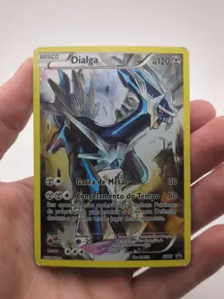 Portuguese DIALGA 2015 POKEMON XY BLACK STAR PROMO #XY77 - Image 1