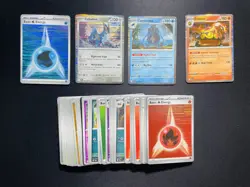 2025 Pokemon TCG English Basic Water Energy Cobalion SVEEN 019 Lot*57 JC50 - Image 1