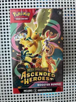 Pokemon TCG Mega Evolution Ascended Heroes Booster Bundle Sealed - Image 1