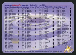 2002 Pokemon Mewtwo Reverse Foil Legendary Collection Oversized Box Topper - Image 2