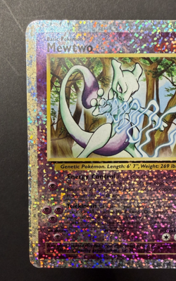 2002 Pokemon Mewtwo Reverse Foil Legendary Collection Oversized Box Topper - Image 3