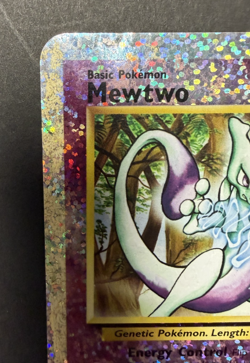 2002 Pokemon Mewtwo Reverse Foil Legendary Collection Oversized Box Topper - Image 4