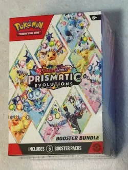 Pokemon TCG Scarlet & Violet Prismatic Evolutions Booster Bundle NEW Sealed - Image 1