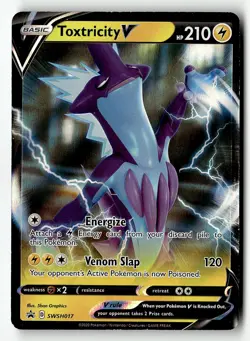Toxtricity V SWSH017 Holo Promo Sword & Shield Promo Pokemon Holo Near Mint - Image 1