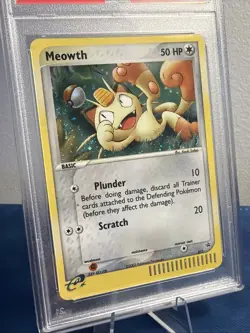 2003 POKEMON BLACK STAR PROMO #013 MEOWTH - HOLO PSA 8 - Image 2