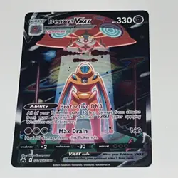 Pokemon TCG Crown Zenith Galarian Gallery GG45/GG70 Deoxys Vmax MINT/NM English - Image 1