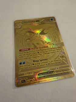 Pokemon TCG Chaos Rising Mega Greninja Ex Hyper Rare 122/086 GOLD Pack Fresh - Image 3