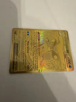 Pokemon TCG Chaos Rising Mega Greninja Ex Hyper Rare 122/086 GOLD Pack Fresh - Image 4