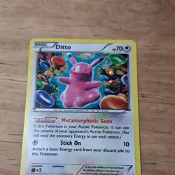 Pokemon TCG Ditto XY Promo XY40 Holo Rare Basic 70 HP Metamorphosis Gene - Image 1