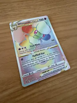 Pokemon Whimsicott VSTAR Brilliant Stars 175/172 Rainbow Rare Near Mint NM - Image 2