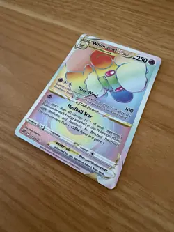Pokemon Whimsicott VSTAR Brilliant Stars 175/172 Rainbow Rare Near Mint NM - Image 3