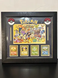 Pokemon TCG Base Set Custom Framed Display - Image 1