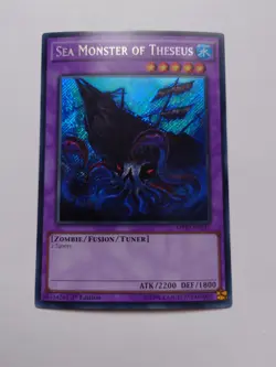 SEA MONSTER OF THESEUS MP17-EN231 SECRET RARE 1st Ed YUGIOH *NEW & MINT* - Image 1
