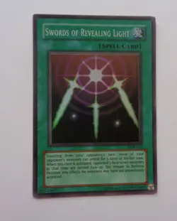 Swords Of Revealing Light LOB-101 (Super Rare, Unlimited, Played / MP) Yugioh - Image 1