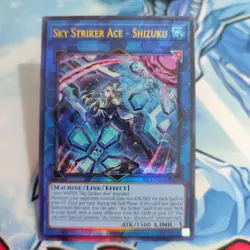 Yugioh Asian English Sky Striker Ace - Shizuku SLF1-AE044 Alt Art Ultimate Rare - Image 1