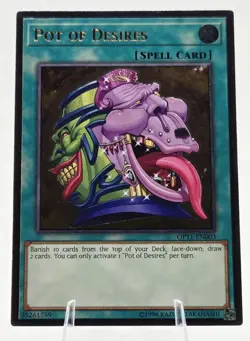 Pot Of Desires - OP11-EN003 (Ultimate Rare) LP - Yu-Gi-Oh! - Image 2