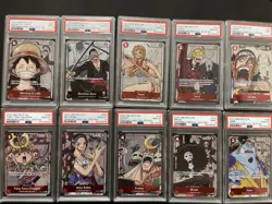 Lot Sequential One Piece PCC 25th Edition w/ Monkey D Luffy Nami 3,9 7,10 - Image 1