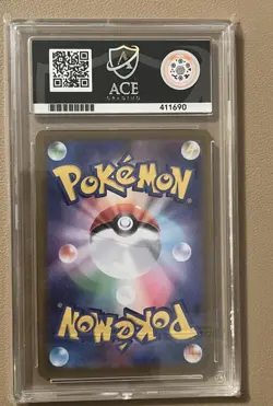Team Rocket Meowth AR 109/098 SV10 Glory of Team Rocket Pokemon Graded Ace 10 JP - Image 2