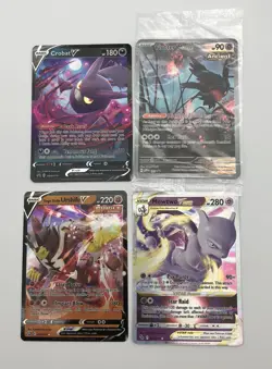Pokemon Lot Of 4 Mix Cards Crobat, Flutter Mane, Mewtwo V Star, Urshifu V - Image 1