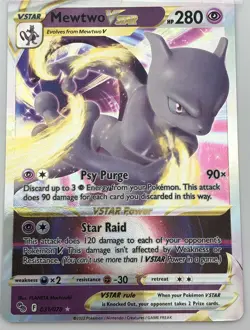 Pokemon Lot Of 4 Mix Cards Crobat, Flutter Mane, Mewtwo V Star, Urshifu V - Image 4