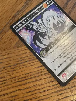 Dragon Ball Z TCG Android 16’s Rocket Punch FOIL Rare R106 Panini DBZ CCG Card - Image 4