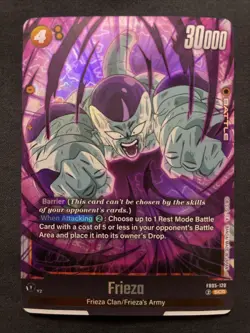 Dragon Ball Card Game Fusion World Frieza FB05-120 SCR Foil English NM - Image 1