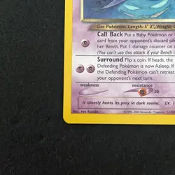 Dark Haunter 36/105 Uncommon Neo Destiny Pokemon Card - Image 5