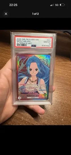 PSA 10 Ace Sabo Vivi shanks Bonney ONE PIECE Card - Image 3