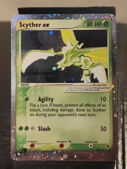Pokemon Scyther ex 102/109 Ultra Rare Holo Foil 2003 Ruby & Sapphire Card - Image 2