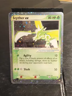 Pokemon Scyther ex 102/109 Ultra Rare Holo Foil 2003 Ruby & Sapphire Card - Image 4