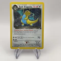 Dark Dragonite Holo Team Rocket Pokemon Trading Card #149 - Image 1